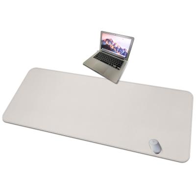 China 150x70cm Super Large Leather Desk 4XL Mat - Mega Size Premium Vegan Leather Desk Pad - Ergocomfort Ultra Tech (Cream) for sale