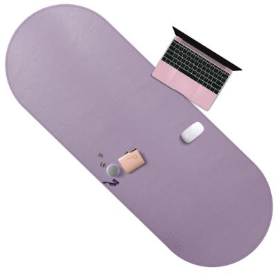 China PU Leather Anti-skid Durable Anti-skid Mousepad Protector Large Waterproof Double-Sided Cup Mats Writing Deskpad for sale