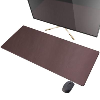 China Double Sided Leather Desk Protector Desk Pad, Waterproof PU Leather Mouse Pad Desk Blotter Protector, Desk Writing Mat for Office/Home for sale