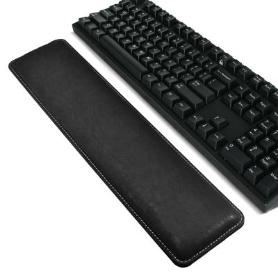 China Anti-Slip PU Leather Wrist Rest for Keyboard, Support/Rest Gaming Hand-Arm Wrist Pad -16.5x3.7 inches Natural Soothing Comfort for sale