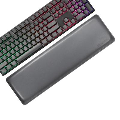 China Anti-Slip Enlarge Wrist Rest for Full Keyboards - Leather Ergonomic Computer Extra Firm Wrist Support - Typists, Gaming, and Heavy Desks for sale