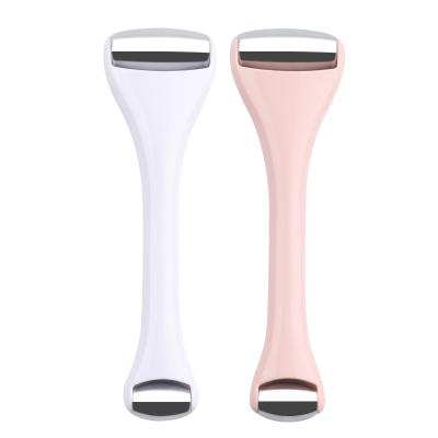 China Head Scream Beauty Ice Roller Bulk Sale Wrinkle Remover Double Absorbing Stainless Steel Roller Massager For Face for sale