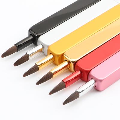 China RUIXINLI Retractable Mini Makeup Lip Brush Portable Retractable for sale