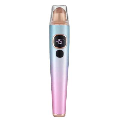 China High Needle Electrothermal Stone Therapy Anti-puffiness Anti-puffiness Stone Vibration Hot Erequency Face And Eye Micro Roller for sale