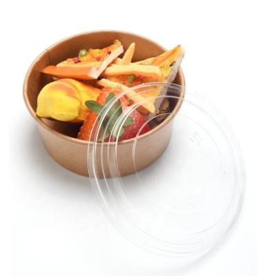 China 20oz/26oz/32oz/40oz Food and Beverage Use Disposable Biodegradable Paper Bowl with Lid for sale