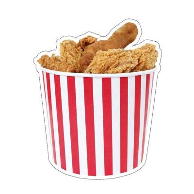 China Custom Pail/Food Grade Paper Leakproof Fried Chicken KFC Paper Boxes for sale