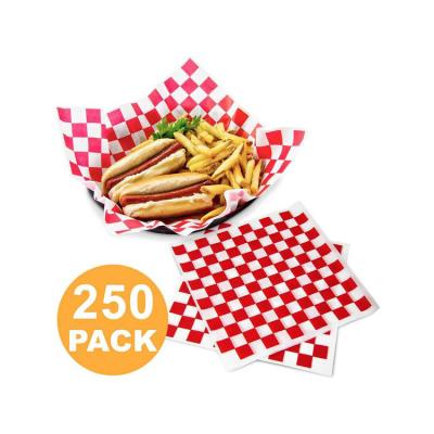 China White Greaseproof Sandwich Wrap Paper With Logo Print for sale