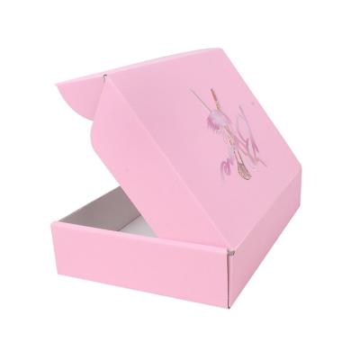 China Factory wholesale price handmade cardboard corrugated paper box for wig packaging mailing boxes custom logo for sale