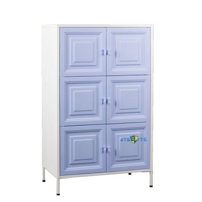 China Knocked Down Low Simpli Home Metal Storage Cabinet Steel 4&6 Doors Room Sideboard For Sale for sale