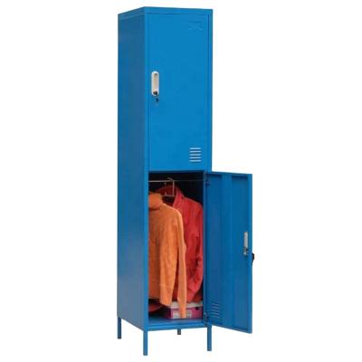 China Durable Environmental Protection Powder Coated High Quality Vertical Steel 2 Door Employee Steel Sports Lockers Shoe Storage Locker for sale