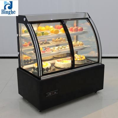 China Refrigerated Single-temperature Cake Refrigerator Used Bakery Display Cases For Sale Soft Drink Freezer for sale