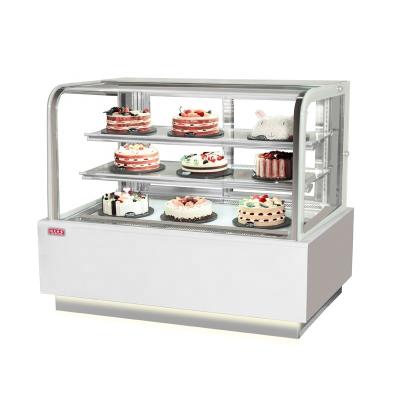 China Single-temperature Cabinet Cupcake Bread Pastry Showcase Jewelry Cooling Diy Mirrored Refrigerator Freezer for sale