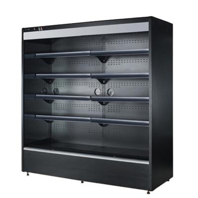 China Single-Temperature Supermarket Air Curtain 3 Doors Salad Display Freezer for Fruits and Vegetables for sale