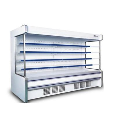 China Single-temperature Straight Fridge Frozen Food Supermarket Equipment Display Freezer Glass Doors Refrigerator for sale