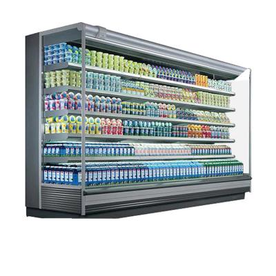 China Cheap Commercial Single-temperature Fridge Supermarket Fridge Fruit Display Freezer Refrigerator for sale