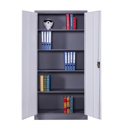 China (Size) Hot Sale Office Furniture Cabinet Manufacturers Metal 2 Door Closet Steel Adjustable Storage File Cabinet for sale