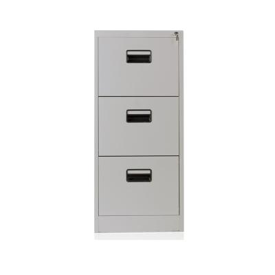 China Adjustable High Quality Steel Filing Cabinet 3 Drawer Desk Side (Size) 3 Drawer Cabinet for sale