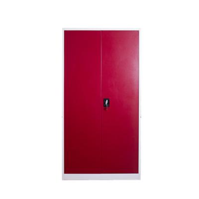 China Staff Wardrobe Locker Cabinet (Other) Adjustable Doors Locker Steel Metal Factory OEM Customized 2 Door Steel Clothing Locker/Wardrobe for sale