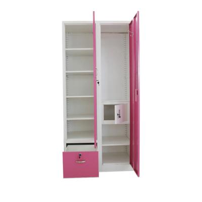 China (Other)Adjustable Steel Cabinet Locker Metal Wardrobe Clothes Closet Modern Wardrobe for sale