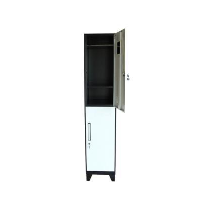 China Metal 2 Door Adjustable GYM School Office Locker Storage Cabinet (Waist) Steel Locker for sale