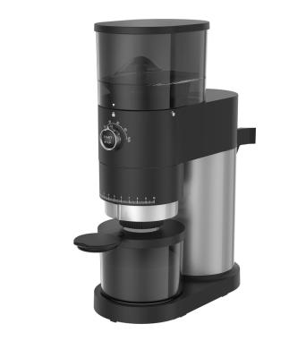 China Hotel Cornical Coffee Grinder with multiple settings for different coffee type and coffee quantity selections for sale