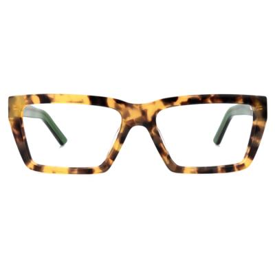 China Voogueme New Fashion Man Acetate Eyewear Optical Frames Vintage Custom Made Square Unique Fashionable Glasses Unisex Frames for sale