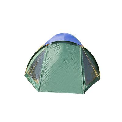 China High quality new arrival 3 person PE waterproof outdoor camping tent straight tie type for sale