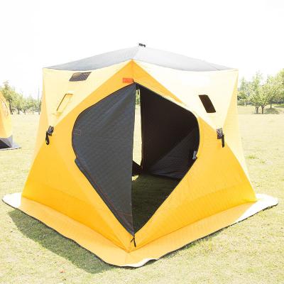 China Extended Type 3-4 Person Ice Cube Winter Hot Sale Portable Carp Fishing Tent Shelter for sale