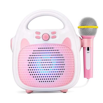 China Mini Portable Kids Karaoke Machine Microphone USB KTV Educational Singing Musical Musical Play Player For Children Kids Christmas Gift for sale