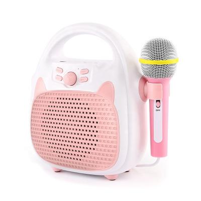 China LED Flashing Light Toddler Karaoke Machine For Kids Karaoke Machine Box Kids Singing Machine Karaoke Toys With Microphone for sale