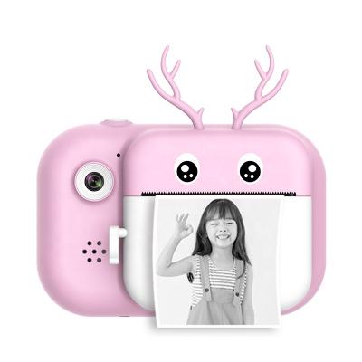 China Large Screen 12MP Children Camera 1080P Digital Camera 2.4 Inch Digital Camera Video Recorder For Printing Children Instant Camera for sale