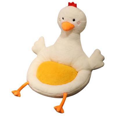 China Creative Cute Plush Internet Chicken Floor Tatami Cushion Popular Cartoon Futon Cushion for sale