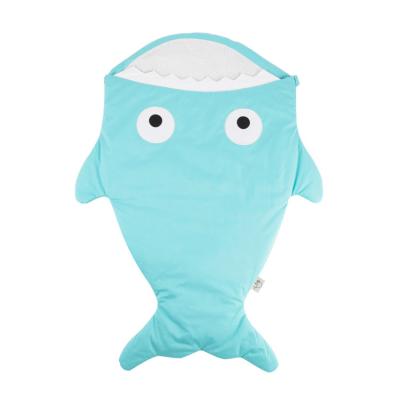 China Warm Breathable Sleep Bag Shark Stroller Bed Covering Wrap Envelope Baby Sleeping Bag Winter Newborn Baby Sleeping Bag for sale