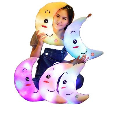 China Wholesale Stuffed Valentine's Day Gifts Mood Cute Led Light Pillow Stuffed Toys Pillow Glow In The Dark Stuffed Pillow Doll Toys for sale