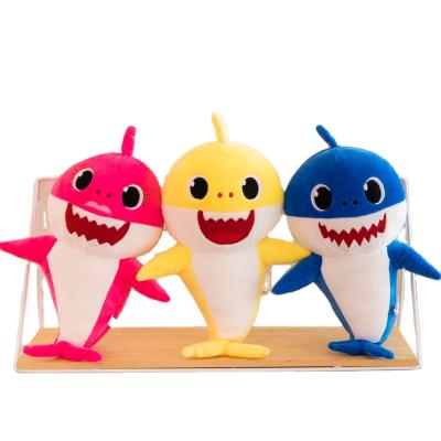 China Hot Selling Shark Plush Toys Soft Stuffed Plush Led Plush Toys In 2021 for sale