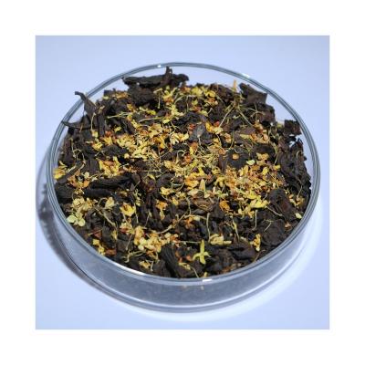 China Yunnan Puer Tea Top Bag Tea Grade Fermented Beauty Slimming Tea Osmanthus Pu'er Tea for sale