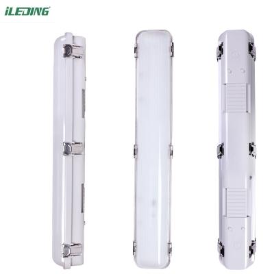 China Industrial 60W 4FT LED Vapor Tight Garage Light Fixture IP67 Waterproof Driver 120-277V / 120-347V for sale