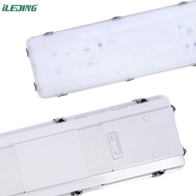 China AC 110-277V Industrial Sensor Control 	LED Vapor Tight High Bay Warehouse Light Fixture 100W 85W 75W 65W IP67 for sale