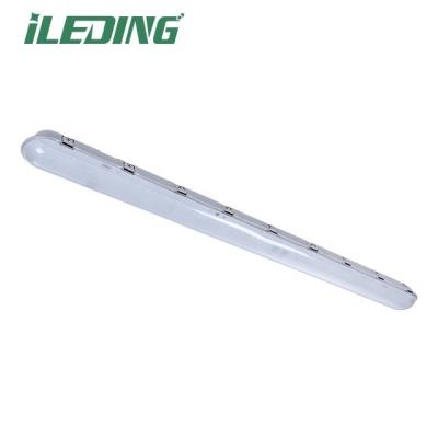 China 80 CRI 100W 8ft LED Vapor Tight Garage Light Fixture Waterproof Tri proof Light Fixture for sale