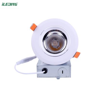 China 15W Round LED Downlights for Bathroom 5CCT Dimmable AC 110V ±10% 80lm/w Efficiency for sale