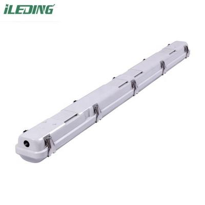 China 120-277V/120-347V 60W 4FT Led Vapor Tight Tri Proof Light Fixture for Car Parking Lot for sale