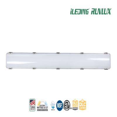 China Wattage Selectable LED Tri Proof Light with Polycarbonate Lens and 0-10V Dimming for sale