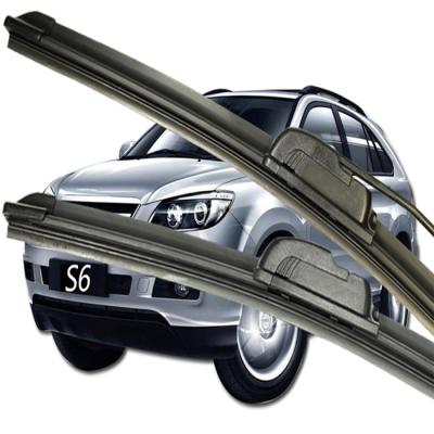 China Soft Universal Flat U Blade Hook Wiper PVC Material Flat Windscreen Wiper Blade for sale