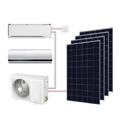 China 100% Solar Powered Generation Split Direct PV DC Inverter Air Conditioner Off Grid Air Conditioner Solar Powered Split Air Conditioners for sale