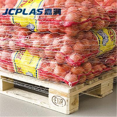 China 50cm*1000m Air Flow Non-stretch Cargo Wrapping Pallet Wrap Net Pallet Net for sale