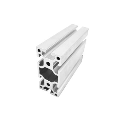 China Transport Tools Factory Directly Supplied 4080 European Standard White Anodizing Sliver Aluminum Profiles for sale