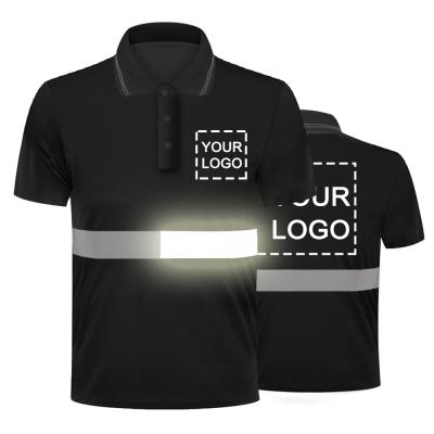 China Custom Made Quick-Drying Workwear High Visibility Hot Selling Reflective Short Sleeve Safety T-shirt for sale