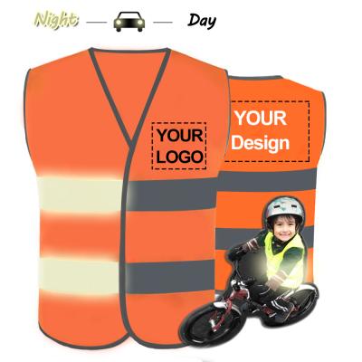 China Custom Workplace Safety Kid Reflect Fabric Child Cartoon Safety Vest for sale