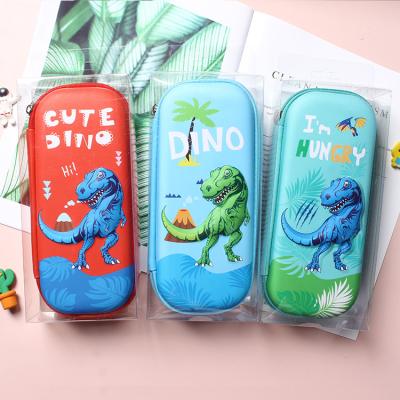 China Transparent Cartoon Pen Bag Large Capacity Students Stationery SN002 for sale