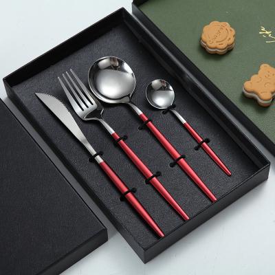 China 2021 INS Hot Sales High End Kitchen Knife And Spoon Set KS008 for sale